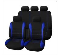FHFB Fundas Asientos Coche Funda Protectora para Asiento De Coche Accesorios Interiores para Dodge para Challenger para Nitro para Ram para 1500 Juegos Fundas Accesorios Interior(Azul)
