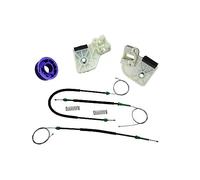 FHFB Regulador Ventana Eléctrica Kit De Clips De Reparación De Regulador De Ventana De Coche Para Vw Para Polo 9n 2001-2012 Regulador De Ventana Eléctrico Delantero Izquierdo
