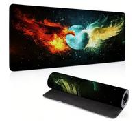 FHFFTZSC Alfombrilla Gaming, Alfombrilla Ratón 800x300x3mm sueño 0c0-648 | Mousepad, Optimizada para Sensores de Juego, Base de Goma Antideslizante, Accesorios de Juego para Mac y PC, - Phoenix 3