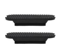 FHGSPQWM 1 par de almohadillas de estribos de textura antideslizante para estribos de 120 mm, reduce las vibraciones para un paseo suave en forma de alforja