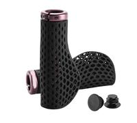 FHGSPQWM 1 par de fundas de manillar de absorción de golpes, cómodas empuñaduras de ciclismo con tapones finales para bicicletas de carretera, accesorios de ciclismo