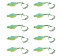 FHGSPQWM 10 cebos giratorios que ofrecen una fácil portabilidad y configuraciones rápidas para pesca al aire libre, aventura, cebos de pesca sensibles