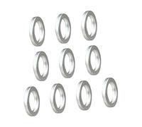 FHGSPQWM 10 lotes buenos espaciadores de aluminio para pedalier, arandelas de manivela para mejorar el ciclismo, fácil de instalar