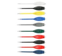 FHGSPQWM 10 lotes de marcadores deportivos para juegos con punta de borrador, herramienta de seguimiento de puntuación de golf, accesorios deportivos, lápices portátiles de torneo de golf