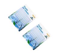 FHGSPQWM 2 tubos de oxígeno simples para aireación de acuarios y oxigenación de agua, apoyo a la salud de los peces, crecimiento de plantas, burbujas de agua salada