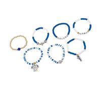 FHGSPQWM 8 pulseras cómodas con dije de equipo para cualquier ocasión, One Size, como se describe