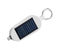 FHGSPQWM Adaptador de carga solar portátil con entrada tipo C y salida USB para teléfonos inteligentes y dispositivos pequeños sobre la marcha llavero solar colgante