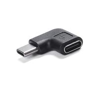 FHGSPQWM Adaptador de codo USB C de 90 grados, diseño reversible, tipo hembra a macho, transferencia de datos de 10 Gbps, corriente de 5 A para tabletas, tipo acoplador macho a hembra