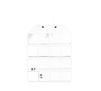 FHGSPQWM Bolsa percibida de múltiples usos para tornillos de artefacto, fichas, llaves, diseños compactos, planificador, compartimentos protectores seguros, bolsa de almacenamiento de pines de dibujos