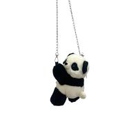 FHGSPQWM Bolso cruzado a juego para mujeres y niñas, con diseño de panda, mensajeros, casual, caricaturas, para ir de compras, hombro de panda, cruzado, suave, panda, Small