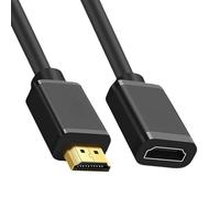FHGSPQWM Cable de extensión de puerto HDTV de alta velocidad macho a hembra, soporta vídeo 3D 4K60hz 2K 1080P para laptop, canal de retorno auditivo
