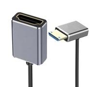 FHGSPQWM Cable de tarjeta de video para videocámara DSLR en miniatura, versión 2.1, 8 K60 Hz, 4 K120 Hz, para portátiles, proyectores, 30 cm, cable de tarjeta de video