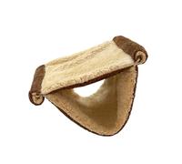 FHGSPQWM Cama colgante para hámster de instalación rápida con gancho fuerte, fácil instalación, ropa de cama cálida de forro polar para animales pequeños, refugio de invierno, hamaca estable para