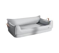 FHGSPQWM Cama para mascotas con cubierta impermeable y fácil de limpiar, cómodo relleno de esponjas para perro lavable