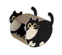 FHGSPQWM Cama para mascotas, espaciosa, con forma de vaca, mecedora, nido, torre multiactividad