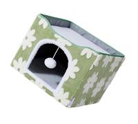 FHGSPQWM Cama plegable para perro, casa suave, para uso en interiores, casa escondite para mascotas, camping, condominio, túnel