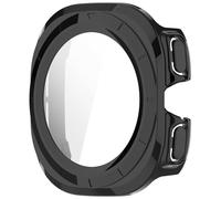 FHGSPQWM Carcasa protectora de cristal para reloj inteligente 7 2025 de 47 mm, marco protector de pantalla seguro, rápido de poner y quitar, película protectora