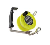 FHGSPQWM Carrete de trinquetes de carrete de peso universal ligero para naufragios subacuáticos, buceo, acero inoxidable, mango ajustable, carrete de buceo