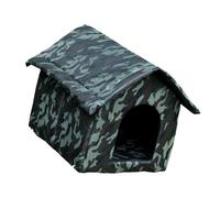 FHGSPQWM Casas de animales para mascotas, gatos, perros, impermeables, con aislamiento cálido, fácil de limpiar, ligero, refugio de invierno para mascotas