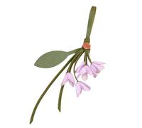 FHGSPQWM Colgante de flor artificial de Osmanthus ligero para colgar para llevar a diario, accesorio esencial de flor de Osmanthus realista, Morado (, M