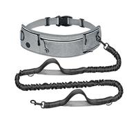 FHGSPQWM Cómoda correa de cintura ajustable para perros con asas antideslizantes de doble capa y tela de copo de nieve permanente transpirable para senderismo