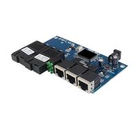 FHGSPQWM Convertidor fotoeléctrico integrado de baja potencia, 2 fibras, 3 puertos Ethernet, fácil instalación en entornos industriales, equipo de herramientas de red