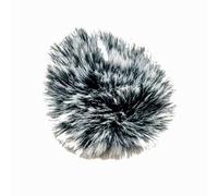 FHGSPQWM Cubierta de micrófono de solapa peluda para vloggers y periodistas al aire libre, protector de micrófono Lavalier en vivo que mejora el sonido del parabrisas peludo para micrófono
