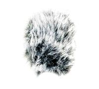 FHGSPQWM Cubierta de micrófono de solapa peluda para vloggers y periodistas al aire libre, protector de micrófono Lavalier en vivo que mejora el sonido del parabrisas peludo para micrófono