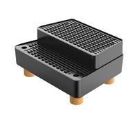 FHGSPQWM Cubo de basura silencioso de dos capas con tecnología de bajo ruido para noches tranquilas y caja inteligente reforzada para mascotas