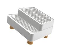 FHGSPQWM Cubo de basura silencioso de dos capas con tecnología de bajo ruido para noches tranquilas y caja inteligente reforzada para mascotas