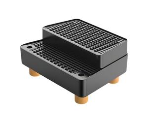 FHGSPQWM Cubo de basura silencioso de dos capas con tecnología de bajo ruido para noches tranquilas y caja inteligente reforzada para mascotas