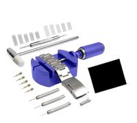 FHGSPQWM Dispositivo profesional de desenganche de correa para reparación de eslabones y pines, herramienta de reparación de correa de reloj, dispositivo de separación de correa, azul, 12PCS