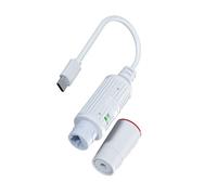 FHGSPQWM Divisor tipo C de fácil instalación, convertidor de corriente de 48 V a 5 V para cámaras de seguridad de oficina en casa, adaptador de larga duración, adaptador POE