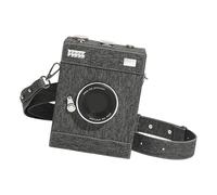 FHGSPQWM Elegante bolso de hombro para cámara, aspecto retro, bolso de noche, correa ajustable, accesorio de moda, bandolera retro, Gray