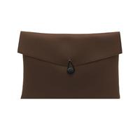 FHGSPQWM Elegante bolso de noche con construcción de poliuretano, amplio espacio de almacenamiento, bolso compacto suave para guardar lo esencial de forma segura y ligera, Brown, One Size