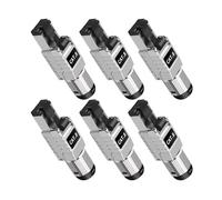 FHGSPQWM Enchufe RJ45 blindado resistente para redes de 10 Gbps, perfecto para empresas y configuraciones de juegos, toma Ethernet de alta velocidad