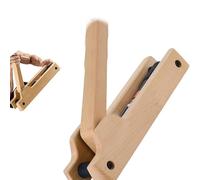 FHGSPQWM Entrenador de resistencia mecánica hidráulica profesional, fortalecedor muscular, textura de madera, adecuado para principiantes y atletas, ejercitador de muñeca