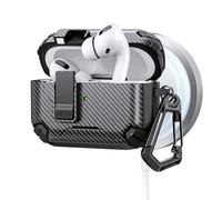 FHGSPQWM Funda automática a prueba de golpes para cápsulas de 3ª generación con soporte integrado para teléfono, construcción de durabilidad de carga para cápsulas de teléfono