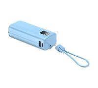 FHGSPQWM Funda para cargadores de batería ABS con pantalla a color y PD22.5W de carga rápida en tiempo real, cajas de alimentación móviles