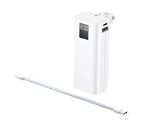 FHGSPQWM Funda para cargadores de batería ABS con pantalla a color y PD22.5W de carga rápida en tiempo real, cajas de alimentación móviles