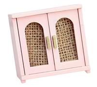 FHGSPQWM Gabinete en miniatura de madera natural para paisajes realistas, proyectos de manualidades, escena del hogar, modelo de construcción, proyecto de manualidades para adultos