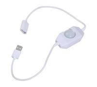 FHGSPQWM Interruptores de detección de movimiento PIR para tiras LED, luz nocturna, alimentación USB, sensores de movimiento PIR, interruptores de distancia de detección de 3-8 m, controlador de luz