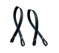 FHGSPQWM Juego de 2 bolsas de cuero con correa cruzada ancha a juego, accesorios de bolsa de hombro de repuesto, Black