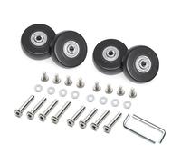 FHGSPQWM Juego de 4 piezas de repuesto para maleta, rodillos de alta resistencia, accesorios de giro silencioso, 2 modelos