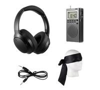 FHGSPQWM Juego de exploración inexplicable 4 en 1 con detector de área, dispositivo de comunicación espiritual, auriculares reductores de sonido y cubierta suave para misteriosos equipos de