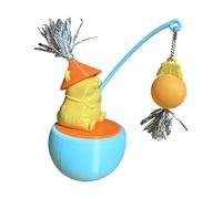 FHGSPQWM Juguete de cristal de gato de movimiento automático para diversión sin adherir, seguro, no mortal, larga permanente, para mascotas, ejercicio esférico, juguete para interiores y ejercicio