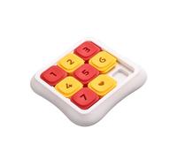 FHGSPQWM Juguete multicolor de inteligencia para perros con compartimentos secretos para golosinas, rompecabezas colorido de 9 rejillas