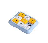 FHGSPQWM Juguete multicolor de inteligencia para perros con compartimentos secretos para golosinas, rompecabezas colorido de 9 rejillas