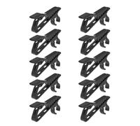 FHGSPQWM Kit de repuesto de clips de micrófono de solapa, 3/5 / 10 piezas de corbata de metal para micrófono de voz, clip de corbata de solapa, accesorios de micrófono Lavalier