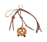 FHGSPQWM Llavero trenzado único para bolso de moda, adorno de bolso, bolso creativo, colgante para mujeres y hombres, mochila multiusos, Q1872 4